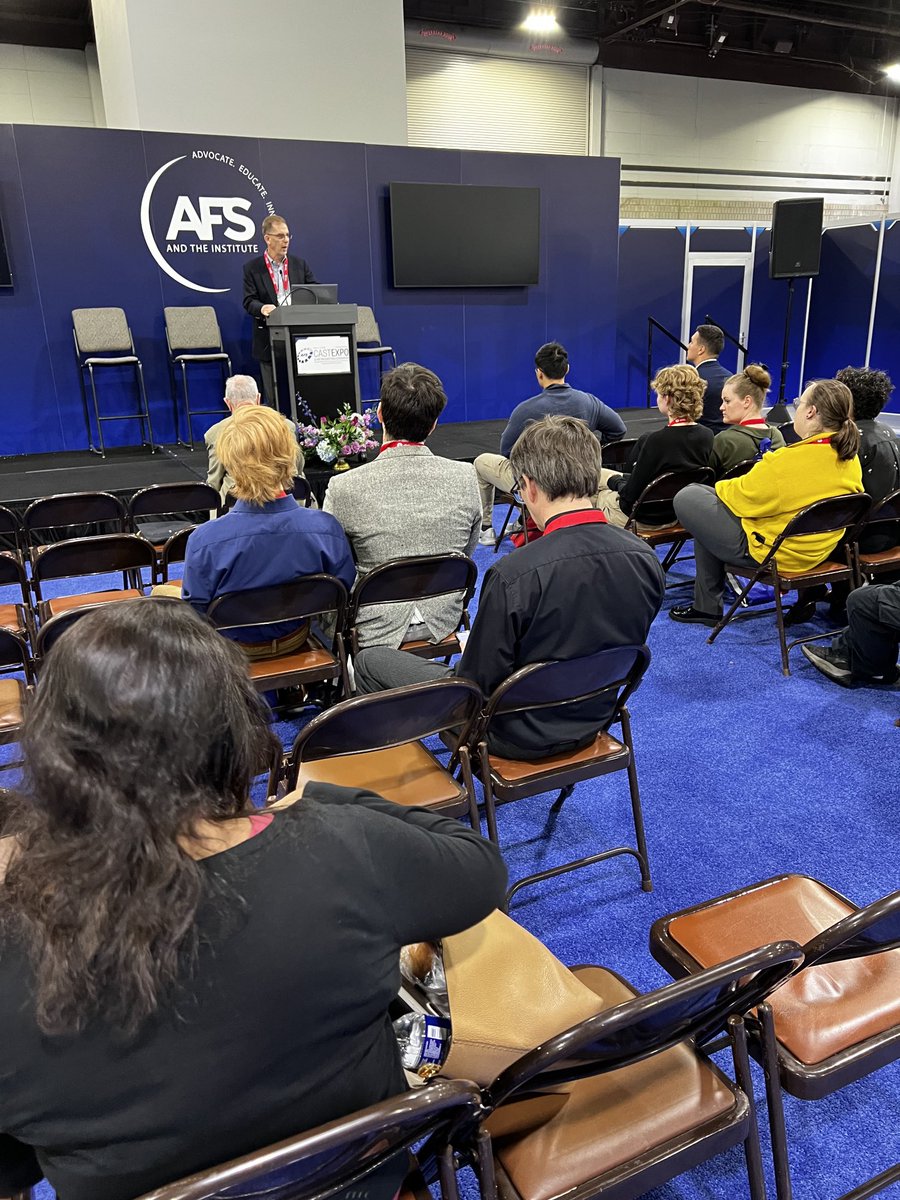 ⁦<a href="/AmerFoundrySoc/">American Foundry Society</a>⁩ kicks off the IJMC Student Research Competition. #Metalcasting #students from universities participate in the annual event.