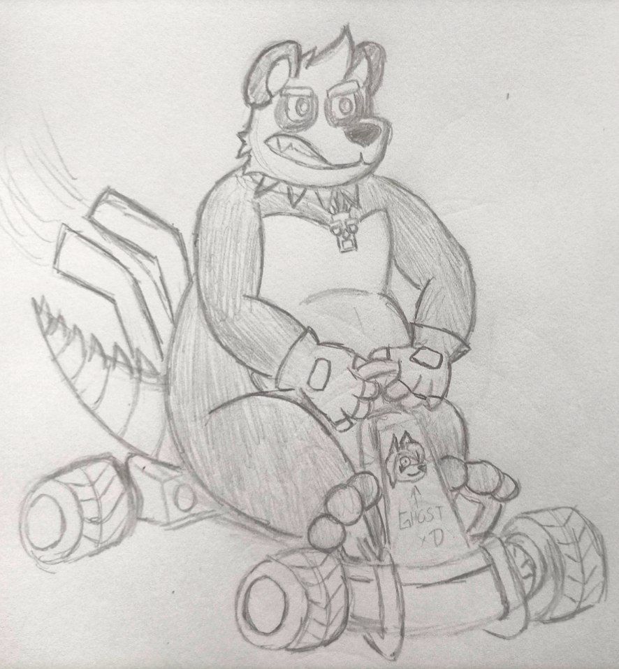 Un dibujo con el Oc de @Pandadile64 

#furry