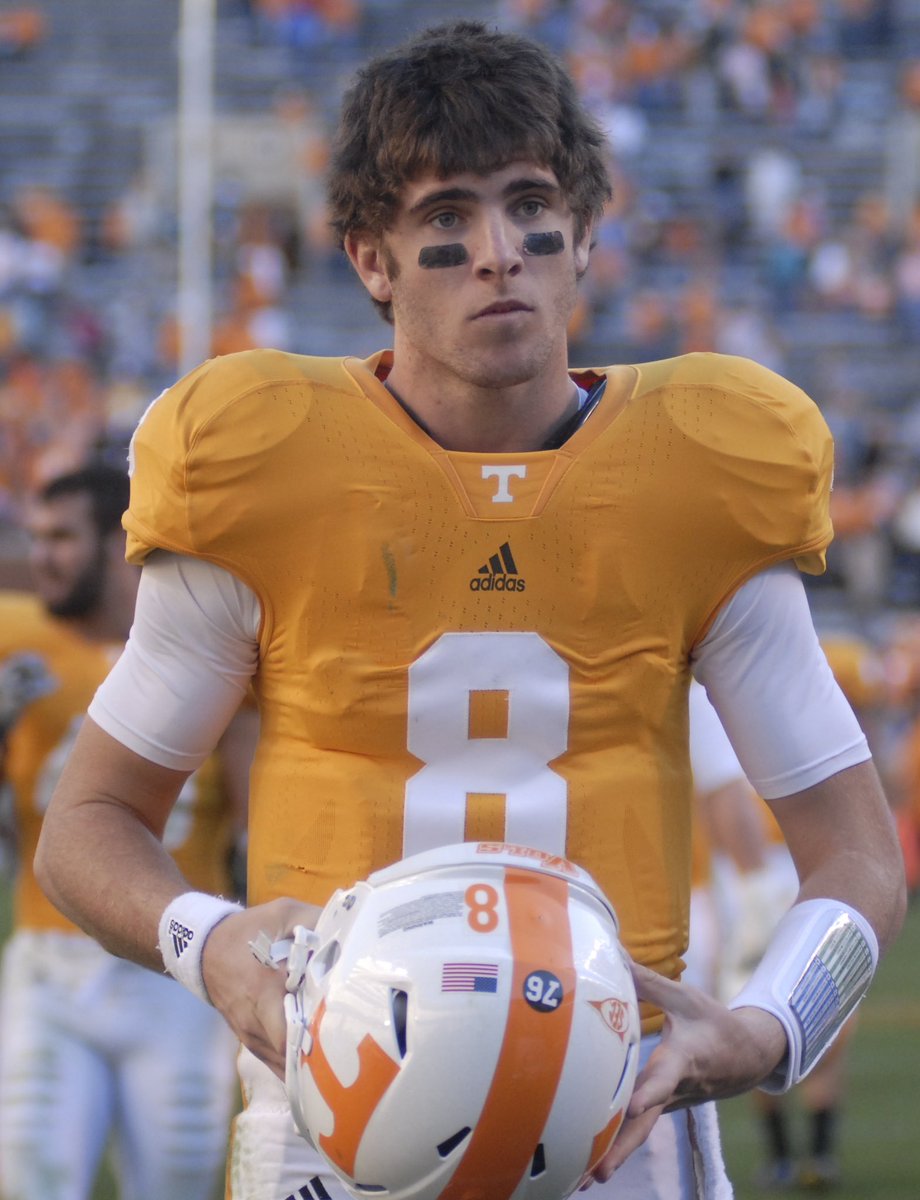 DylanHolt_'s tweet image. The only highly touted quarterback recruit from California that wore #8 for the Vols that I acknowledge