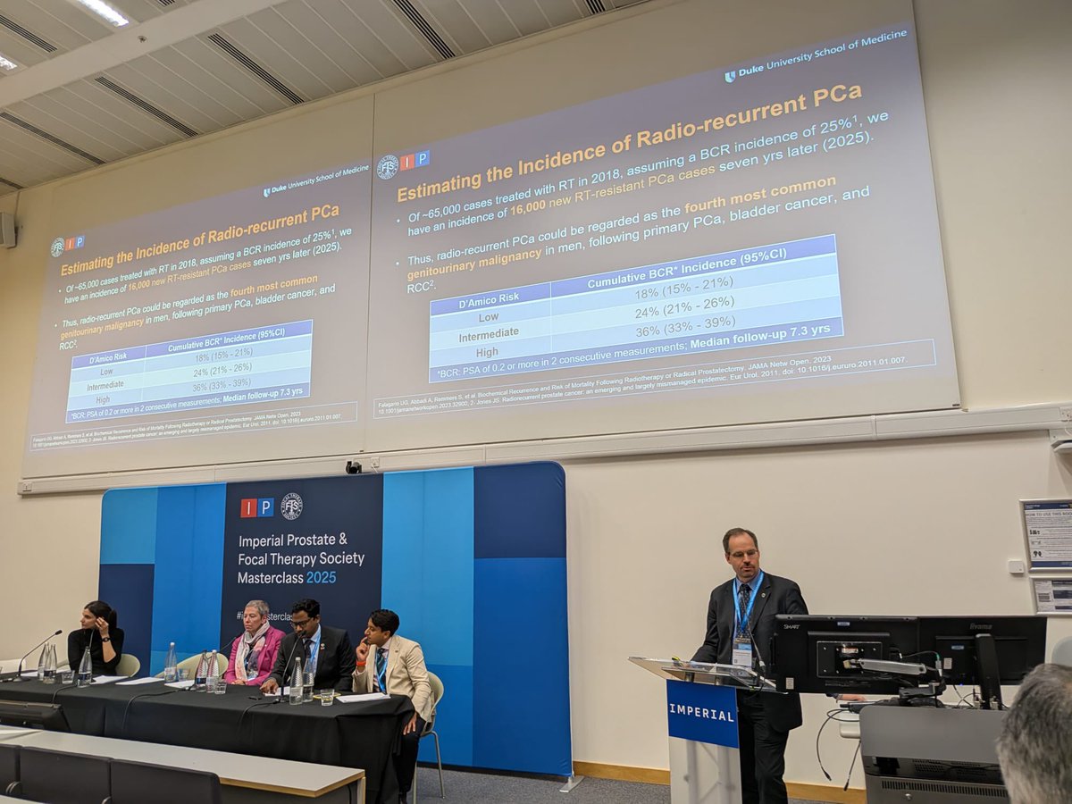 Imperial Prostate (@ip_london) on Twitter photo Our penultimate speaker is Prof <a href="/ThomasPolascik/">Thomas Polascik</a> exploring the intricacies in treating radiorecurrent #ProstateCancer 🦀 <a href="/FocalSociety/">Focal Therapy Society</a> #IPFTSmasterclass25 Our penultimate speaker is Prof <a href="/ThomasPolascik/">Thomas Polascik</a> exploring the intricacies in treating radiorecurrent #ProstateCancer 🦀 <a href="/FocalSociety/">Focal Therapy Society</a> #IPFTSmasterclass25