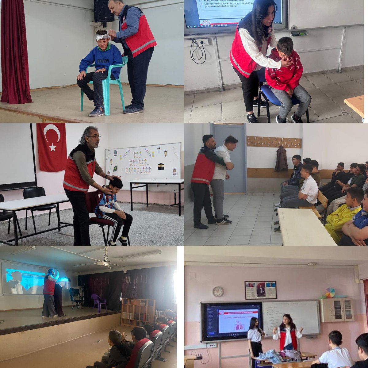 Oğuzeli’nde İlk Yardım Farkındalığı!
Gaziantep İl Milli Eğitim Müdürlüğü İlk Yardım Eğitim Merkezi olarak, bu hafta Oğuzeli ilçemizdeki okullarda öğrenci ve öğretmenlerimize ilk yardım farkındalık seminerleri düzenledik.
<a href="/tcmeb/">Millî Eğitim Bakanlığı</a> 
<a href="/Gaziantep_MEM/">Gaziantep İl Millî Eğitim Müdürlüğü</a> 
<a href="/erdalkilinc27/">Dr.Erdal KILINÇ</a> 
<a href="/AlperTanriover/">Alper TANRIÖVER</a>