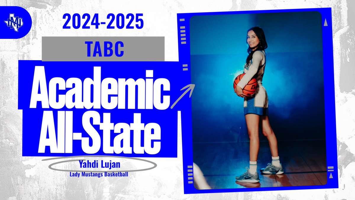 HoopsMustang's tweet photo. Congratulations to Yahdi Lujan, Anaya Jones, and Sarai Covarrubias for being named 2024-2025 TABC 3A Academic All-State. So proud of these young ladies and the hard work they do on and off the court. #ChampionshipCulture #TTP #WeAre #AllIn https://t.co/6VvjypHOJP