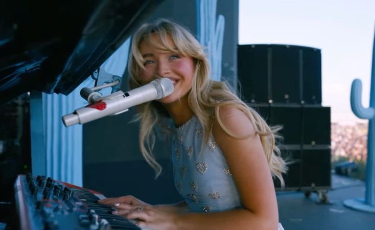 stunninbrina's tweet photo. one year since sabrina carpenter performed at coachella https://t.co/fCjSl8wsY6