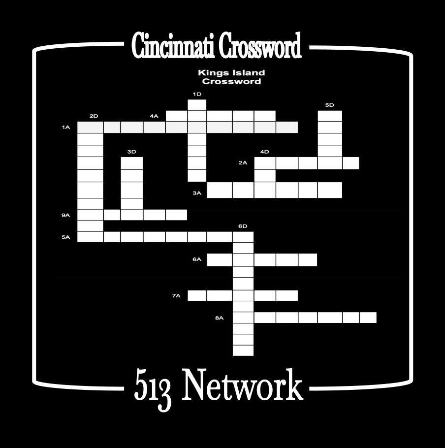 513_Network's tweet photo. As we are one week away from Kings Island opening, Here is a Kings Island themed crossword. Enjoy! π The hints are in the threads below. #513Network https://t.co/xtg5oIbtEV