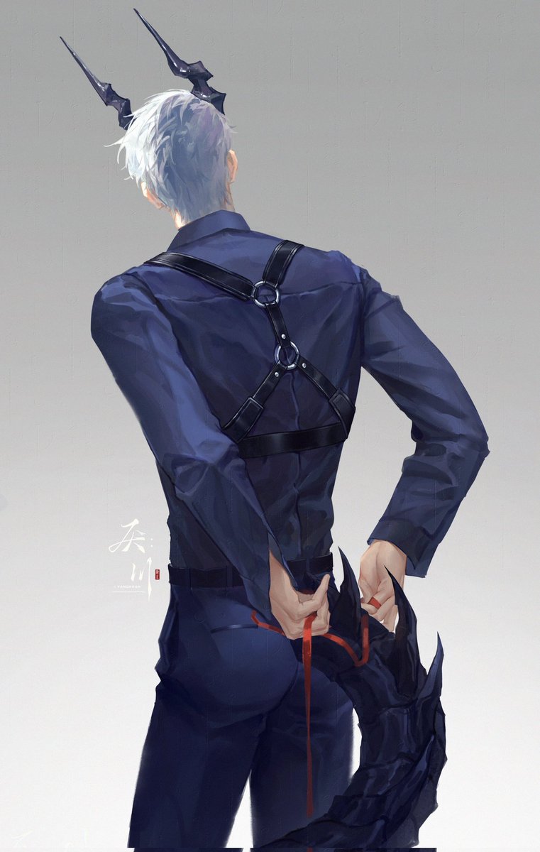 _yan_chuan's tweet image. 摸了一个秦彻～好喜欢龙塑！
 #Sylus #SylusFanart #LoveandDeepspace #シン #秦徹 #恋と深空 #秦彻