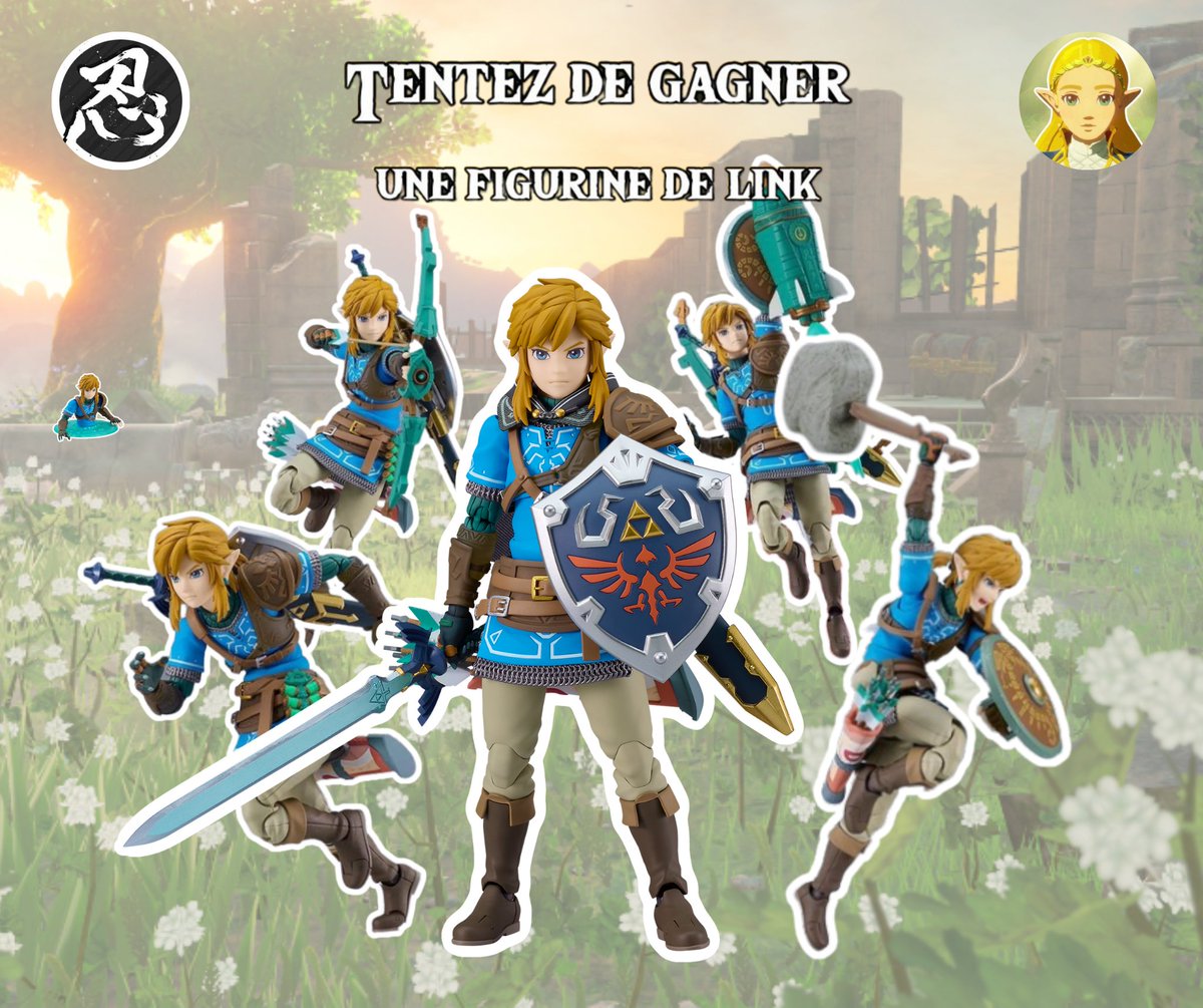 🎁 CONCOURS 🎁

🍀 Tentez de gagner la figurine officielle du Link de Zelda TOTK !

Pour participer :
🔄 RT + S'abonner à <a href="/SavoirsZelda/">Nae'</a> et <a href="/Nin_Nin_Game/">The Japanese Games & Hobby import specialist 🇯🇵</a>
🔴 Tag quelqu'un en commentaire 

🗓️ TAS le 20 avril