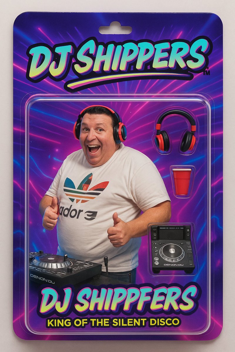 Your Lakefest Silent Disco Heroes…coming to a toy store near you! 🎉🤣 

Pull the string on the action figurines to hear some absolute belters from Shippers and Newelly! 🤣🙌