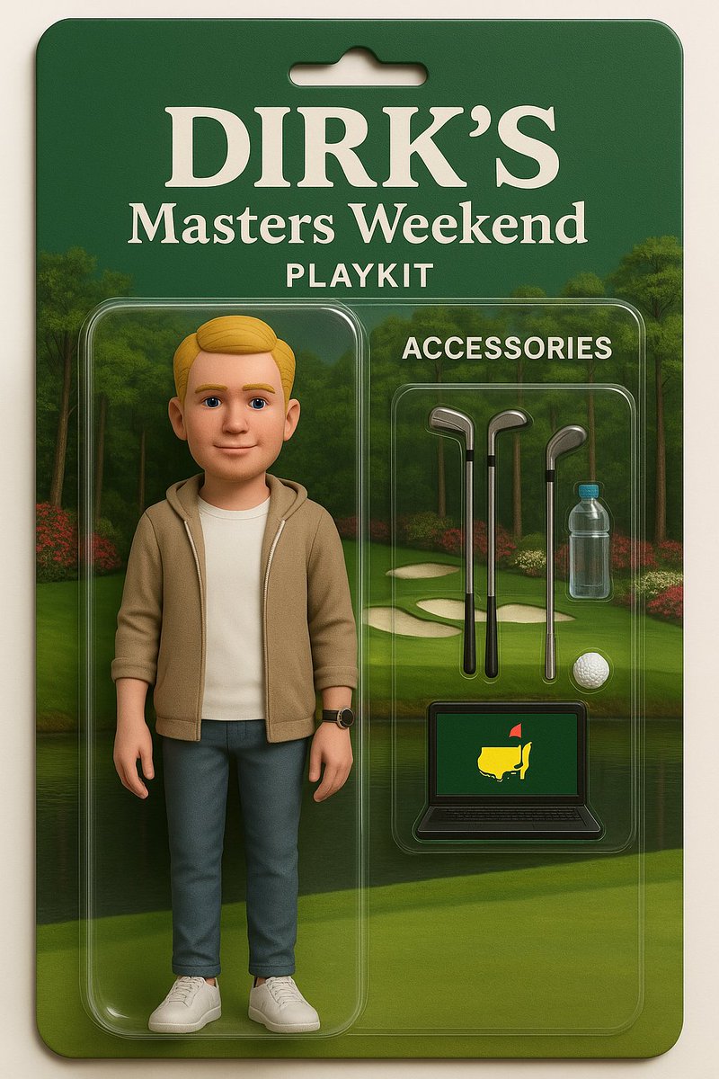 d_weidlich's tweet image. Wenn's alle machen, stelle ich mich auch ins Spielzeugregal 😃

Was passt da besser zum Masters Weekend, als ein Playkit zum Mastersweekend.

#playkit #spielzeugregal #mastersweekend