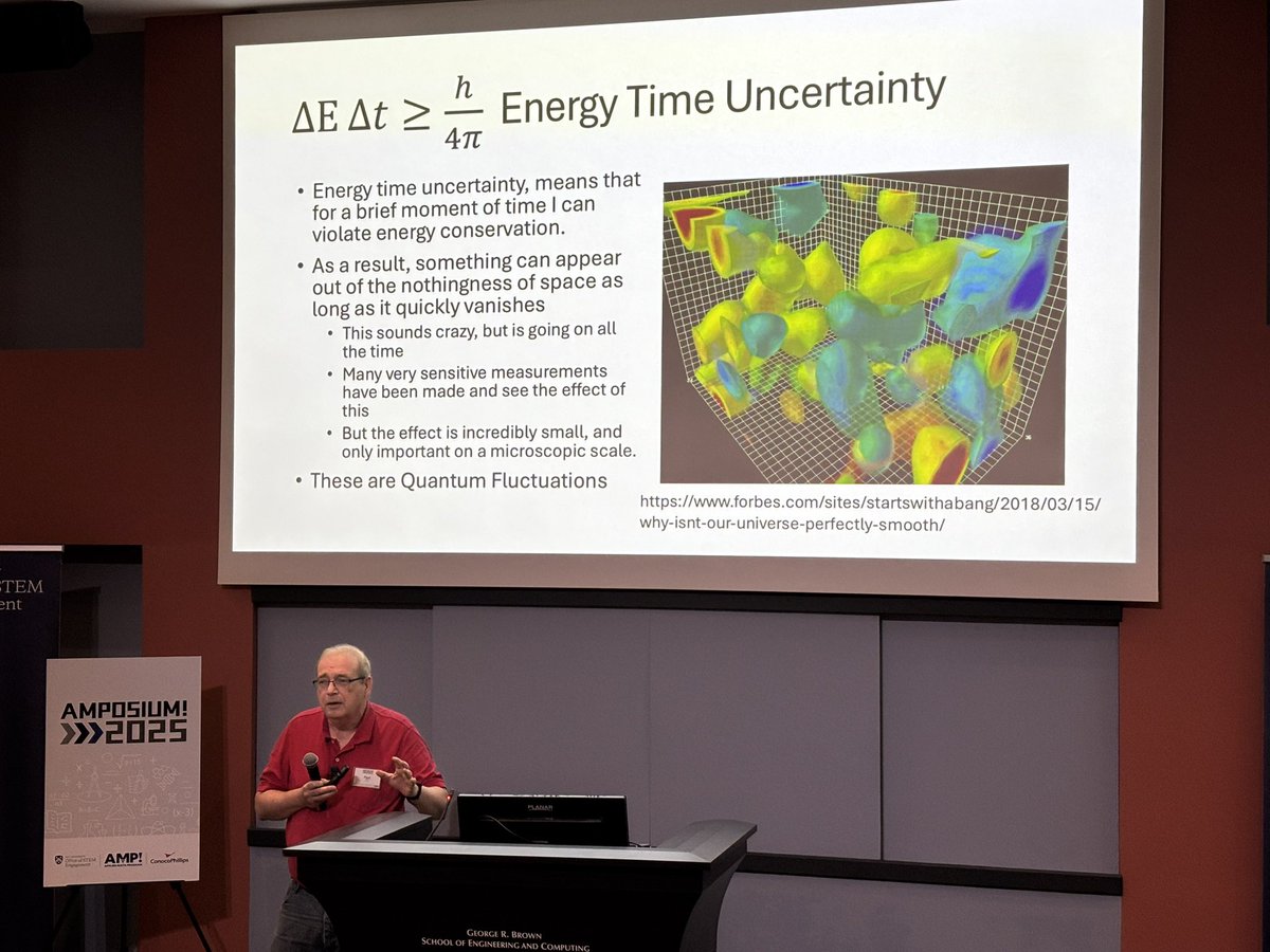 KLaVohn's tweet photo. Fabulous day for Rice’s STEM  AMPosium! 2025: 10 months of hard work on display, celebrating teachers and learning something new with Dr. Paul Padley #ampRICE2025 #RiceSTEM2025 https://t.co/w5W5qrxFUj