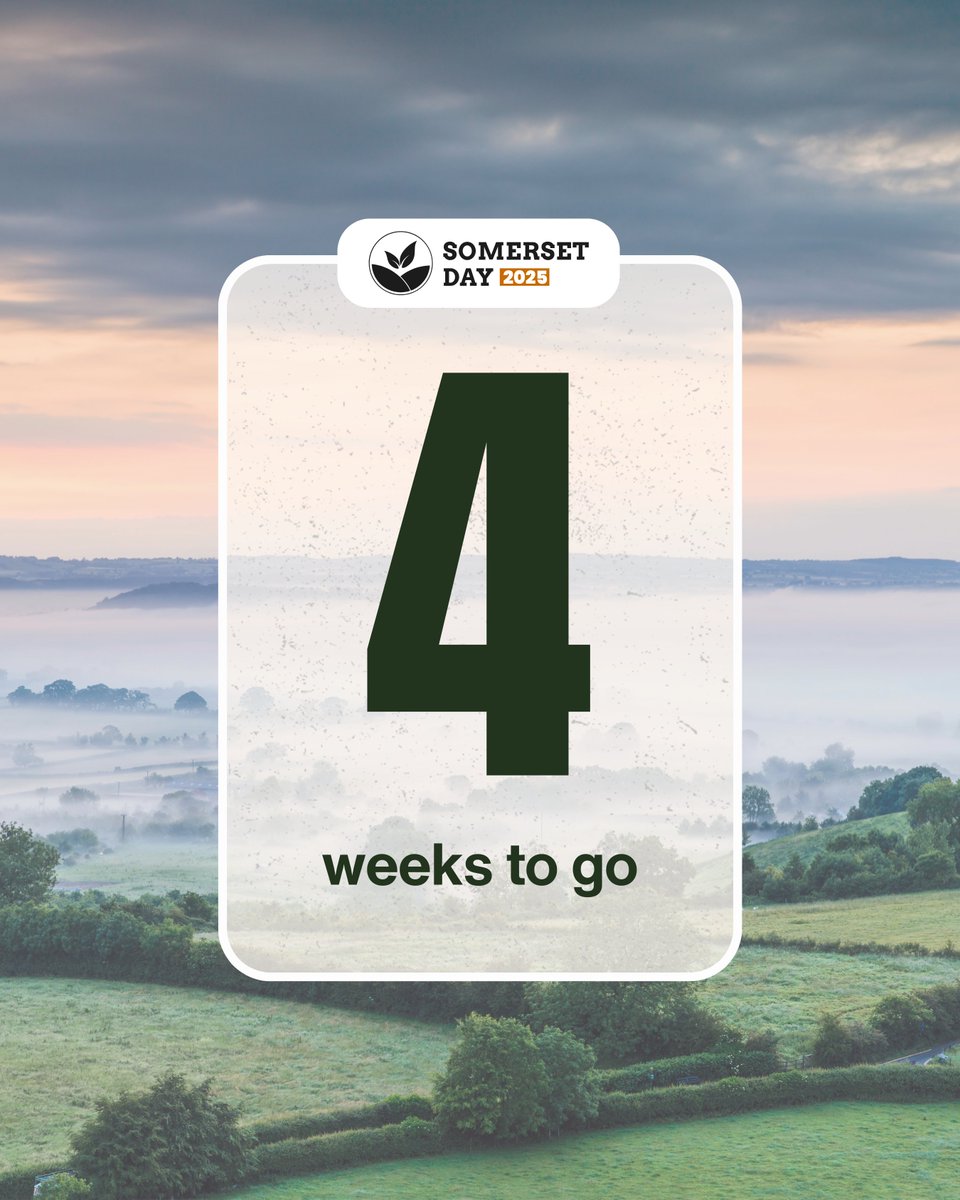 Are you planning an event to celebrate Somerset Day ? let us know and we will help promote it 😀

Want to show your Somerset Pride ? #flytheflagforsomerset 👍

Go to somersetday.com to find out what's happening over the Somerset Day weekend of 10th and 11th May.