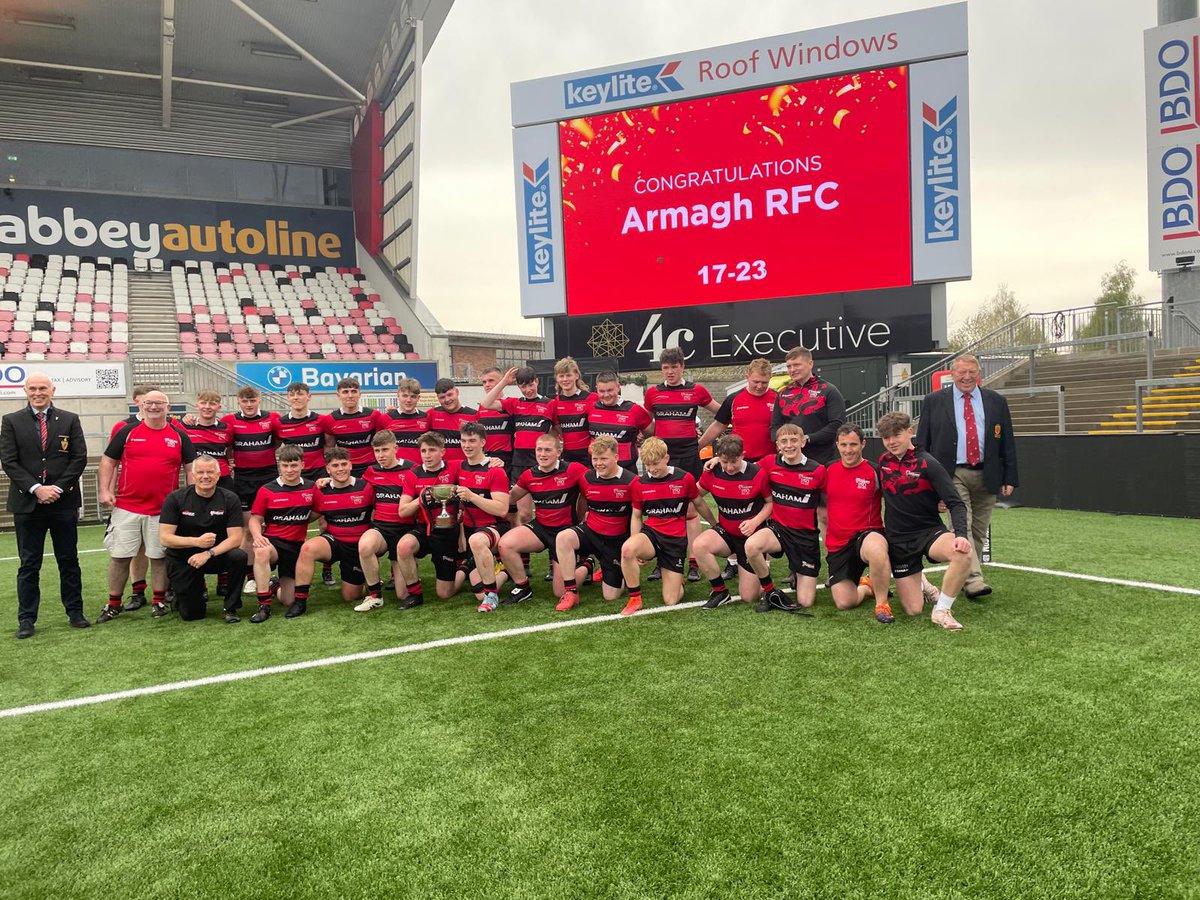 City of Armagh RFC (@cityofarmaghrfc) on Twitter photo 🏆U18 Provincial Cup Winners 24/25
Great achievement in the clubs 150th year, well done to all players and coaches 👏👏
Thanks to <a href="/ballymenarfc/">Ballymena Rugby Club</a> for another cracking and hard-fought game
#RABA 🏆U18 Provincial Cup Winners 24/25
Great achievement in the clubs 150th year, well done to all players and coaches 👏👏
Thanks to <a href="/ballymenarfc/">Ballymena Rugby Club</a> for another cracking and hard-fought game
#RABA