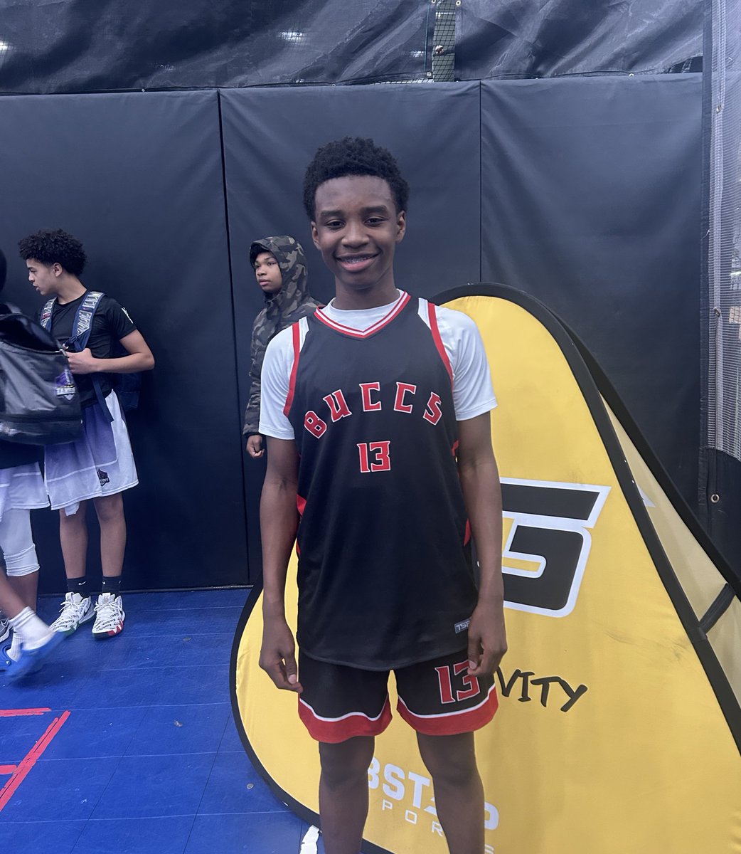 Guard Isaac Bradford helped the Norf Side Buccs capture a hard-fought victory here in midday action at The Summit.

He was lethal guarding the perimeter on defense, and made excellent passes to free up his teammates on offense.