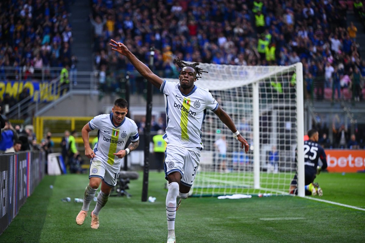 FansNerazzurri's tweet photo. FT: Inter 3-1 Cagliari
⚽️ Arnautovic 🅰️ Augusto
⚽️ Lautaro 🅰️ Arnautovic
⚽️ Bisseck 🅰️ Hakan

Alhamdulillah menang https://t.co/QBa3w77ZHY