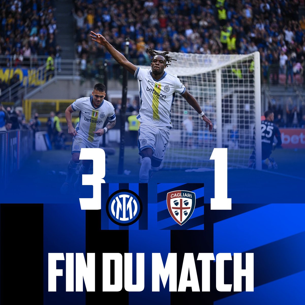 InterMilanFRA's tweet photo. VICTOIREEEEEEEEEEEEE, L’INTER PREND PROVISOIREMENT 6 POINTS D’AVANCE SUR LE NAPOLI. ⚫️🔵 

SALUTATE LA CAPOLISTA 🔝 https://t.co/Rz7IJqC6dR