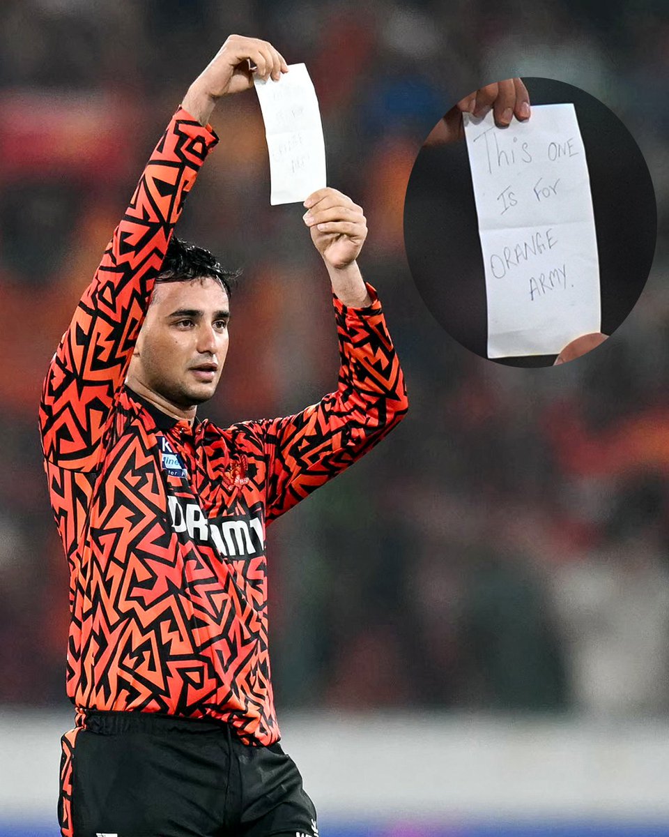 Amritsar-born, Hyderabad’s own 🏏🧡