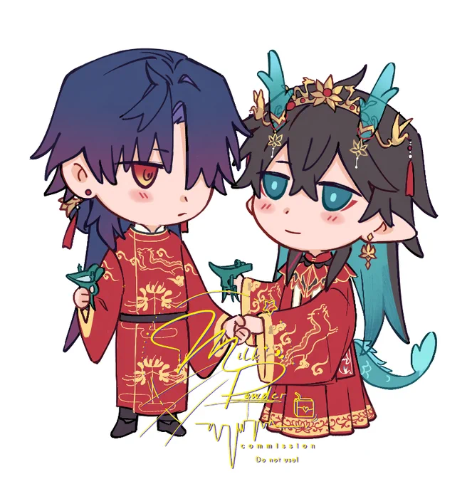 chibi renheng wedding cms ^_^