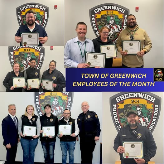 Greenwich PD PIO (@greenwichctpd) on Twitter photo The Town of Greenwich honored the Greenwich Public Safety Dispatcher team by naming them Employees of the Month for April! Your dedication & quick response ensure safety in our community. Thank you! #NationalPublicSafetyTelecommunicatorsWeek
<a href="/GreenwichCTOFS/">Town of Greenwich CT</a> The Town of Greenwich honored the Greenwich Public Safety Dispatcher team by naming them Employees of the Month for April! Your dedication & quick response ensure safety in our community. Thank you! #NationalPublicSafetyTelecommunicatorsWeek
<a href="/GreenwichCTOFS/">Town of Greenwich CT</a>
