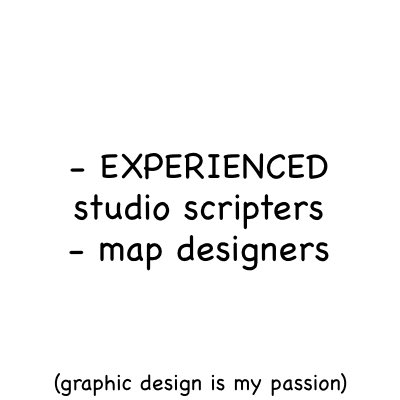 Hey guys, it’s ParaBloxing time! Well… we need some help before we can properly Blox it up, that’s why we need you all! If you fit into the following criteria (image) DM our Twitter account, please, I beg! 🙏

(#Roblox #RobloxDev #HorrorGame)