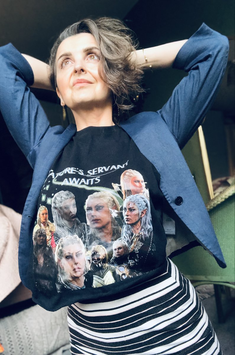 Tracy Wiles is Jaheira (@tracywiles) on Twitter photo 'Be the cliff that breaks the sea' 'Be the cliff that breaks the sea'