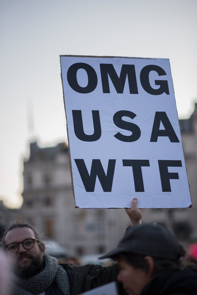 ElizabethArgyll's tweet photo. Who knew that history would repeat itself &amp; I find myself reposting images from Trump's visit to London back in 2017. 

#OMGUSAWTF #LondonProtest #LondonTrumpProtest #ProtestSign #London #StreetsOfLondon #TrafalgarSquare #PhotoJournalist #photooftheday #Nikon https://t.co/e9b5B2mcto