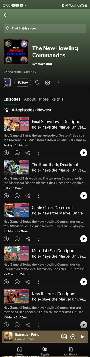 The New Howling Commandos. All episodes of Season 1 out now! #marvelmultiverserpg