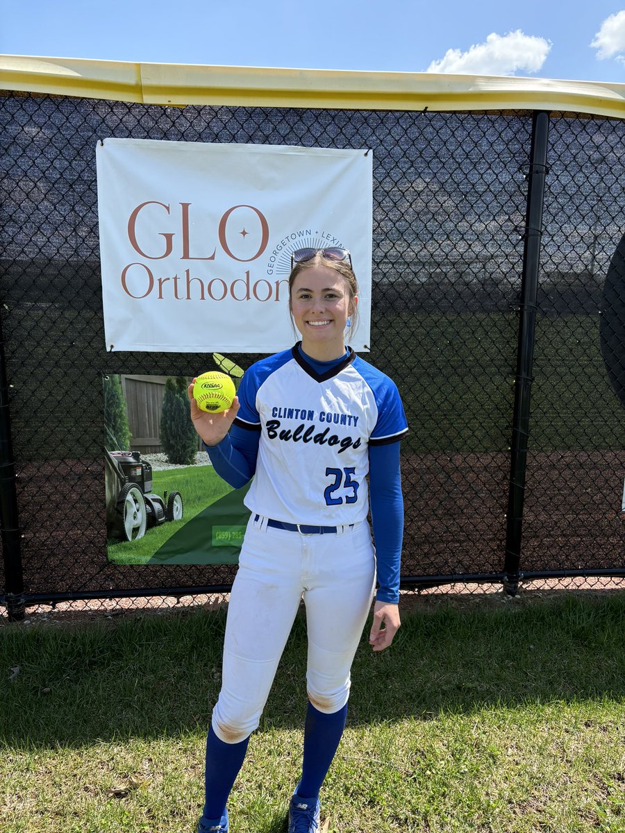 First game today at Tates Creek! A double, a triple, a HR and 6 RBIs!