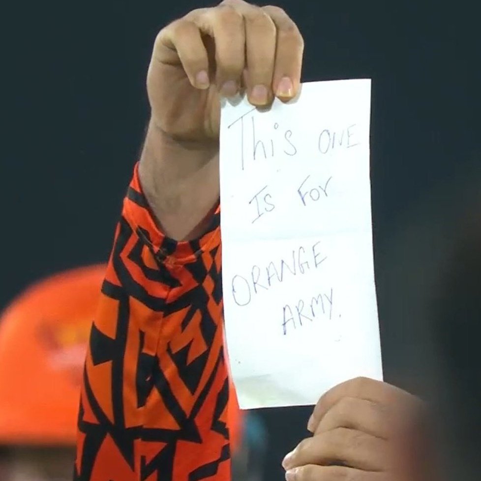 #OrangeArmy #SRHvsPBKS  #AbhiraSharma  No Words
