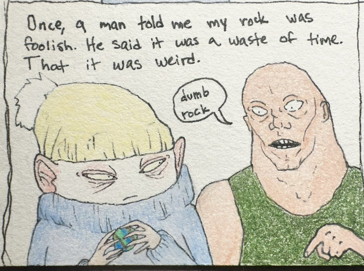 VioletRae9's tweet photo. Favorite rock 
#comics #Weird #rocks https://t.co/YFLb0b0Xwd