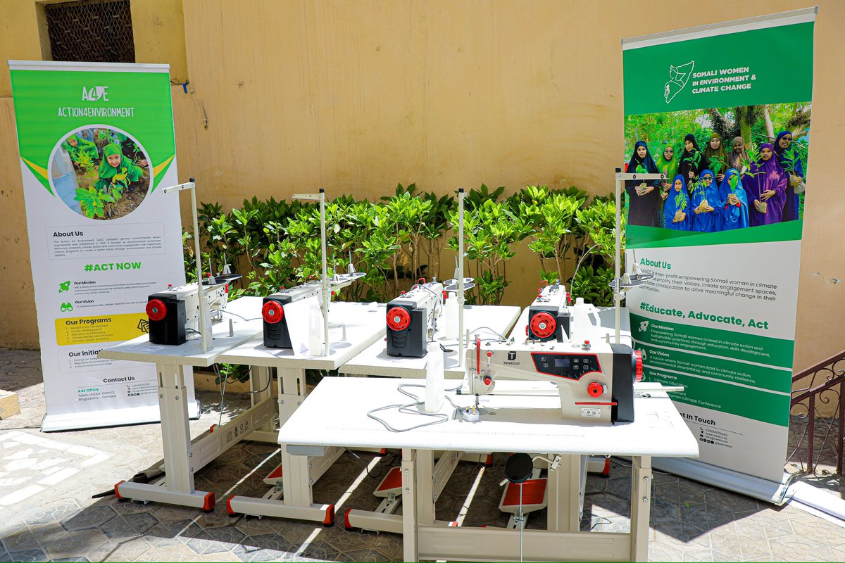 action4environ's tweet photo. Today, we celebrated the Completion Ceremony for our Sewing &amp; Recycling Training Course as part of the QUMAN Project. Some participants received sewing machines, while the remaining participants set to receive theirs soon. Congrats on a step toward sustainability!
#Qumanproject https://t.co/eQMXUU31ht