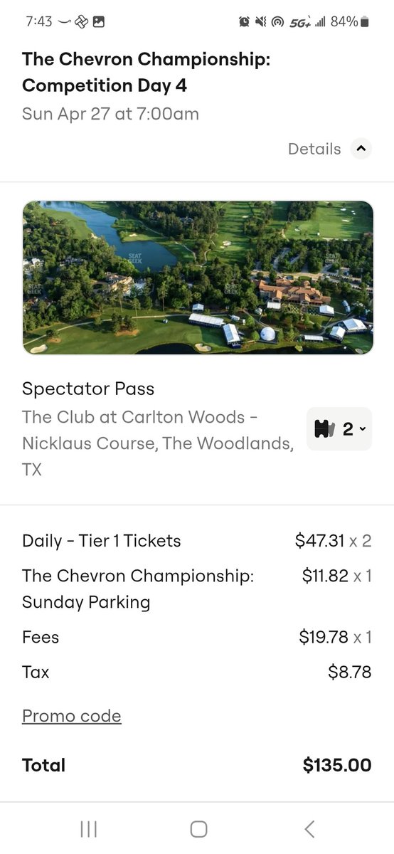 4월27일 LPGA 쉐브론 챔피언쉽
입장권 예매