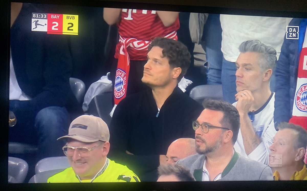 Un vrai borussen ❤️ j’ai jamais vu Klopp de merde assister à un match du BVB depuis qu’il a quitté le club alors que Terzic est présent à chaque match