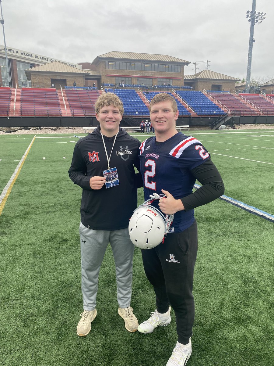 Blake Custer (@blakecuster43) on Twitter photo I had a great visit today at Shenandoah University! Thank you to <a href="/S_Hodgin/">Stan Hodgin</a> for the invite! I appreciate all the coaches that took time to talk with me!! #gohornets
<a href="/yoder847/">Coach Yoder</a> <a href="/56ways/">KalvinOliver</a> <a href="/Br0ckMcCullough/">Brock McCullough</a> <a href="/JShaff56/">Jacob</a>
<a href="/HBBauserman/">Hayden Bauserman</a>
@NorthHagHFC
<a href="/drew_custer/">Drew Custer</a> I had a great visit today at Shenandoah University! Thank you to <a href="/S_Hodgin/">Stan Hodgin</a> for the invite! I appreciate all the coaches that took time to talk with me!! #gohornets
<a href="/yoder847/">Coach Yoder</a> <a href="/56ways/">KalvinOliver</a> <a href="/Br0ckMcCullough/">Brock McCullough</a> <a href="/JShaff56/">Jacob</a>
<a href="/HBBauserman/">Hayden Bauserman</a>
@NorthHagHFC
<a href="/drew_custer/">Drew Custer</a>