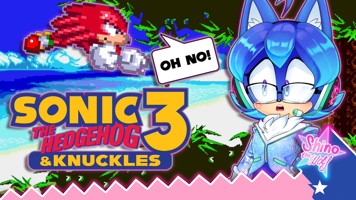 ShinoTheWolf's tweet photo. 🔴 LIVE now on #Twitch!
💫 Quick stream of Sonic 3 & Knuckles while playing as Knuckles!... "OH NO!"
📺 https://t.co/2g4Nd4wZSr
#ShinoVTLive #VTuber #SonicOC #SonicOCVTuber #SonicTheHedgehog #SEGA #Knuckles #SEGAGenesis #Retro #OldSchool #ShinoTheWolf #StaticSuperstar https://t.co/bb0MwvgXNZ