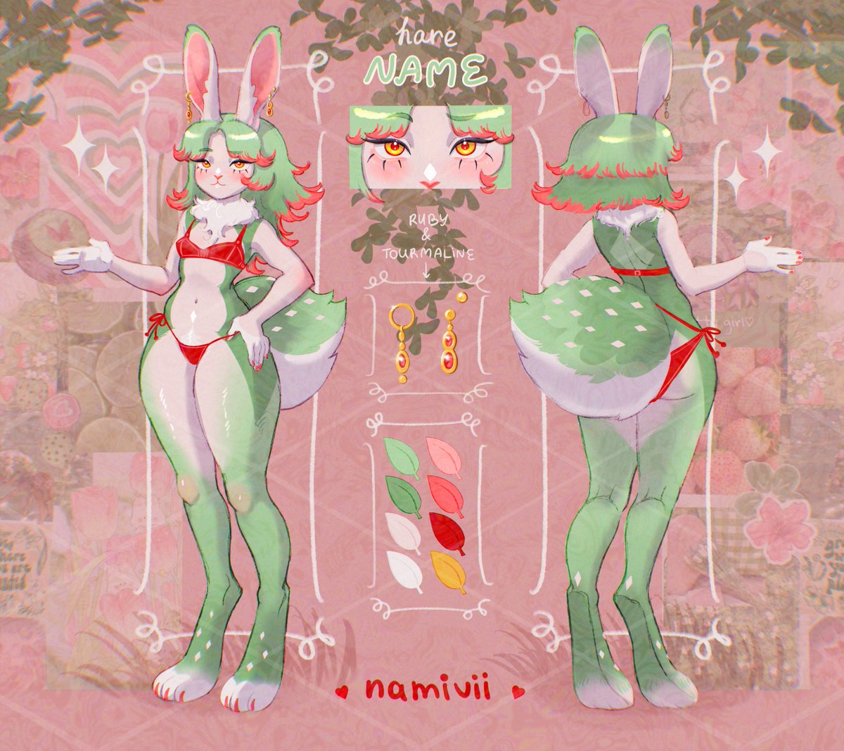Check out new #adoptables  Matcha Hare ! <3 Link to my #FurAffinity in my profile description