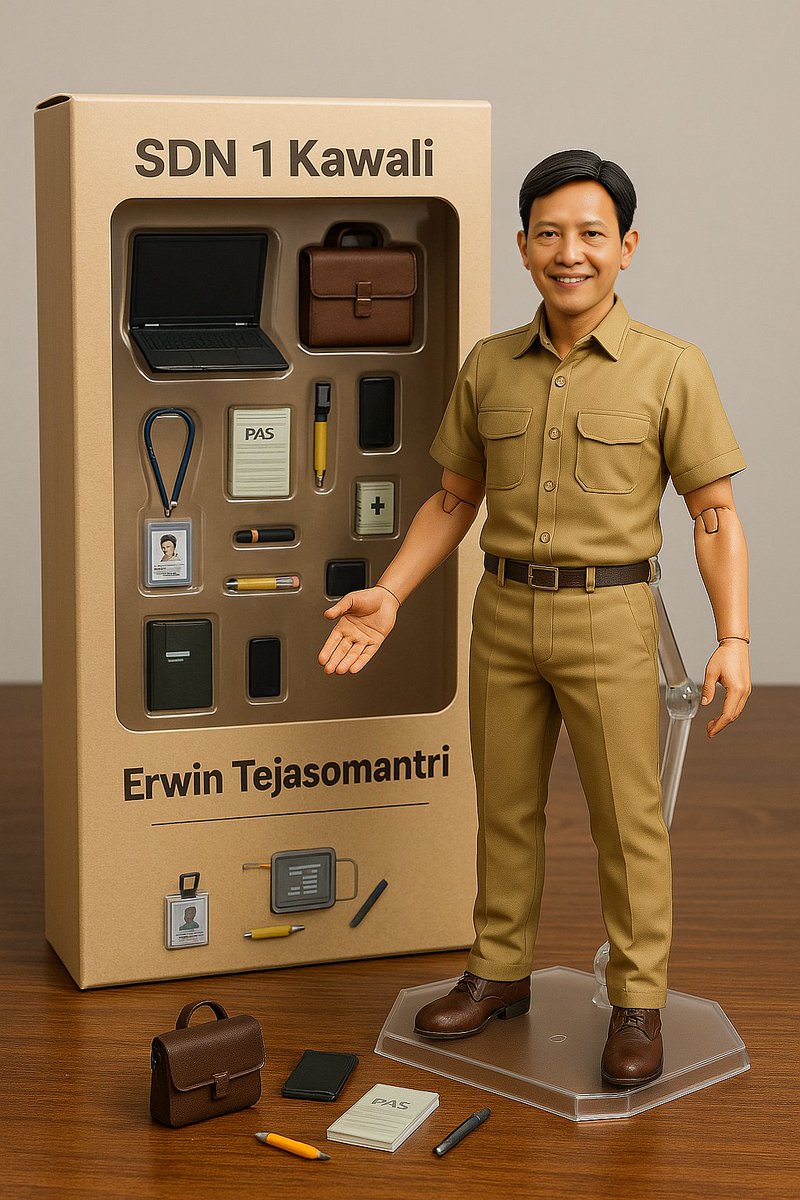 erwintj's tweet photo. Setelah dioprek akhirnya lumayan mirip. Terima kasih Chat GPT. #ACTIONFIGURES #ChatGPT https://t.co/oprwR2QGwS