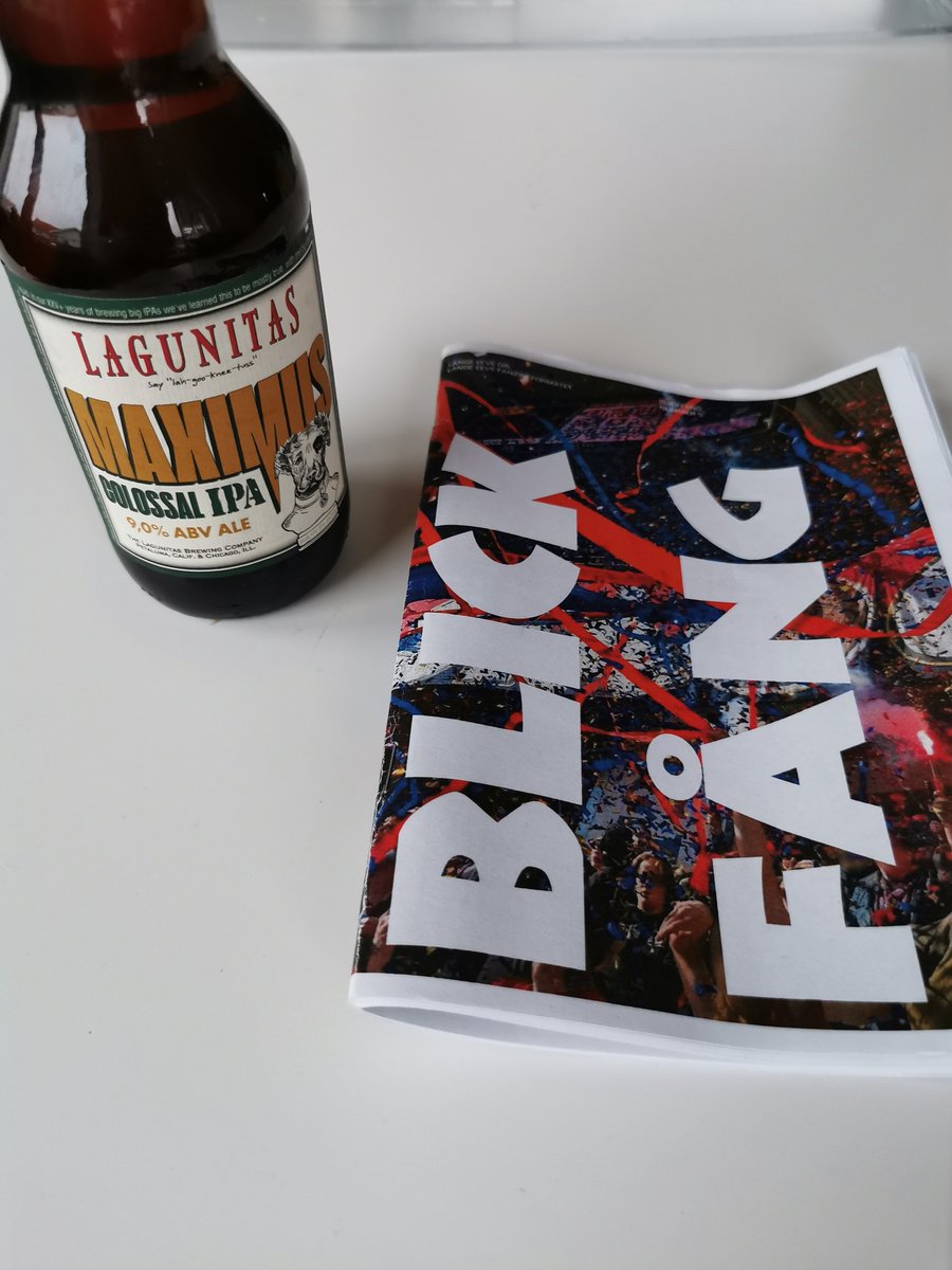 Blir en stilla kväll med god öl och skönläsning. Credd till <a href="/OstraSta1887/">Örgryte Östra Stå</a> som ser till att vår läktarkultur håller allra högsta klass. #ÖIS