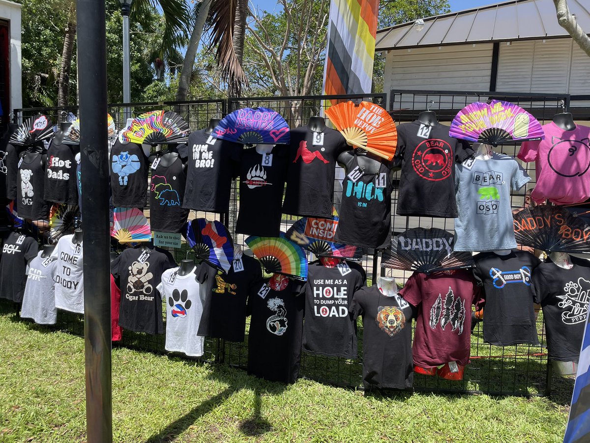 ComplyGear's tweet photo. All setup at Bear Village for Lauderdale Tropical Bear Week! https://t.co/Gq16398f2T