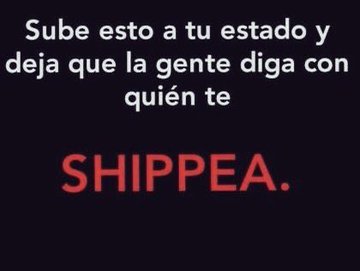 ㅤ
ㅤ⠀
⠀⠀⠀     ⠀          [Spoiler: "No la shippean con nadie.]
⠀⠀⠀⠀⠀                   ⠀⠀⠀⠀      😏 ғιlle dυ pécнé