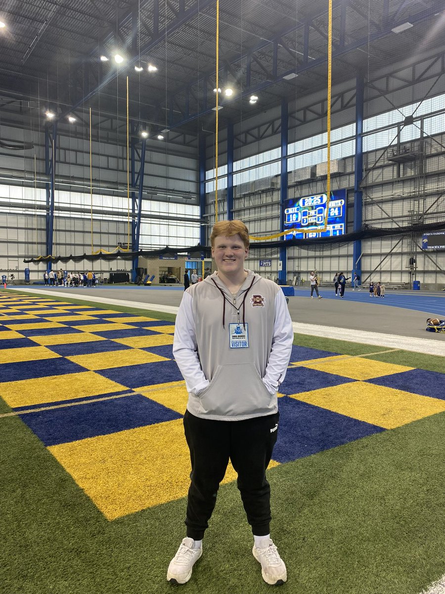 Thank you <a href="/GoJacksFB/">SDSU Football</a> for the amazing Junior Day! I really enjoyed speaking with the coaches and watching the spring game! <a href="/CoachLawrence02/">Jade Lawrence</a> <a href="/Coach_Bergy/">Brian Bergstrom</a> <a href="/CoachBangSDSU/">Coach Mike Bangtson</a> <a href="/CoachDtjackson/">Dan Jackson</a> <a href="/DHunterFootball/">Duluth Denfeld Hunter Football</a> <a href="/PrepRedzoneMN/">Prep Redzone Minnesota</a> <a href="/DreSherill/">Dre Sherill</a>