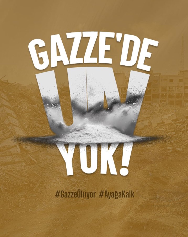 #GazzeÖlüyor 
#AyağaKalk 

Gazze’de un yok!
