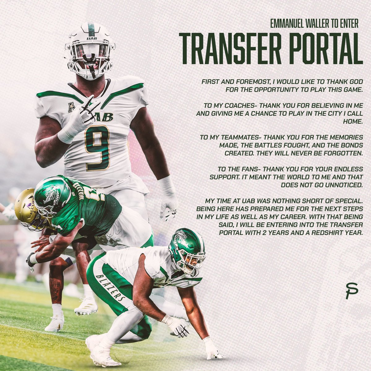 6’4 265lbs DE (Film Available)