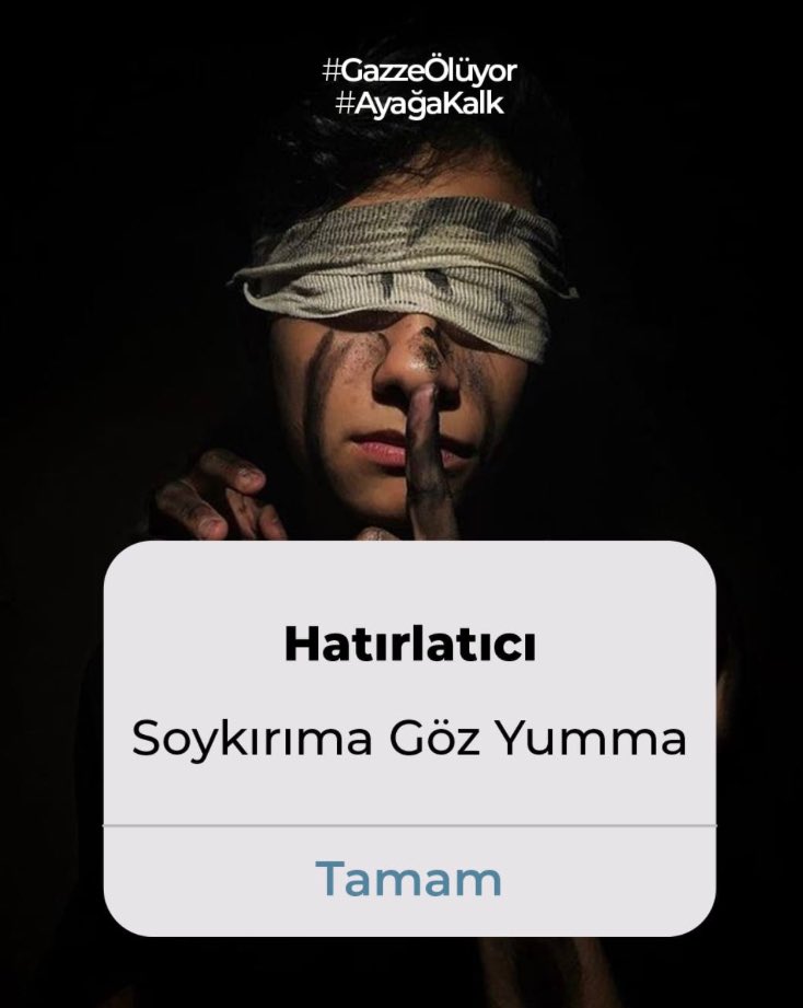 #GazzeÖlüyor #AyağaKalk 

Susma haykır!