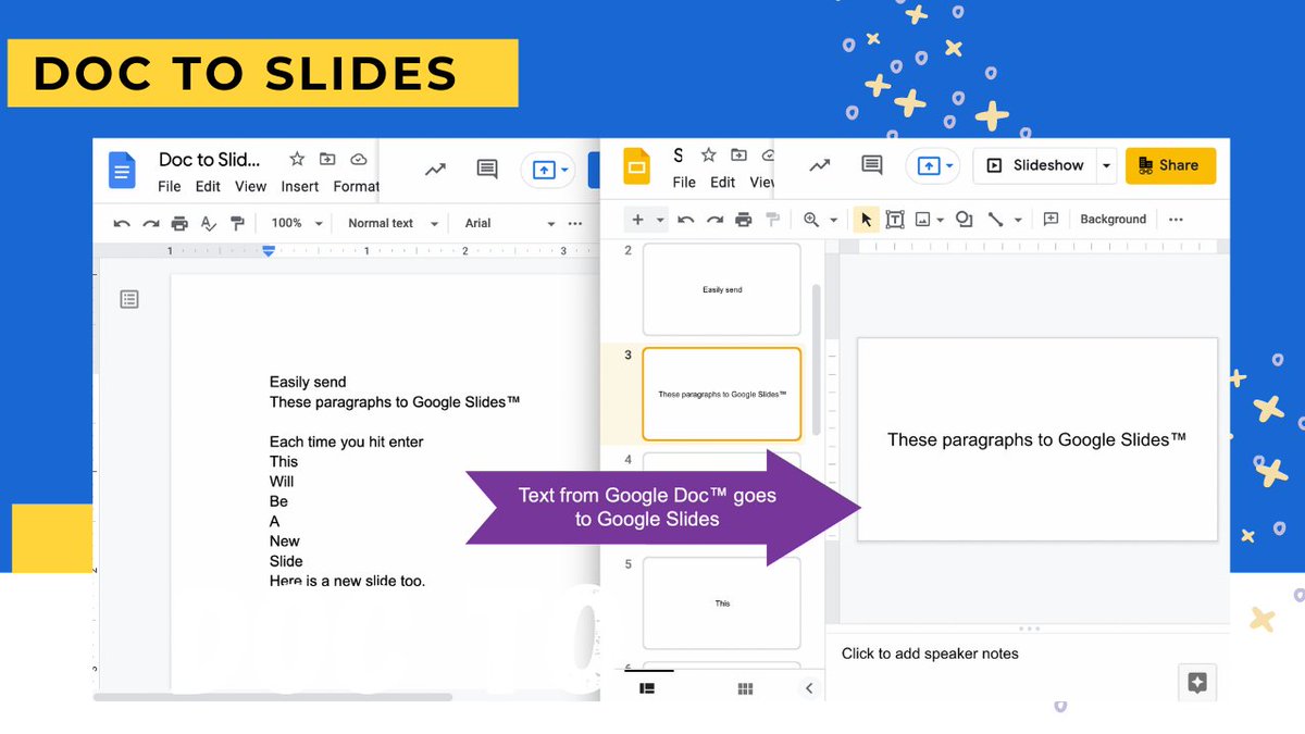 alicekeeler's tweet photo. Turn your Google Doc into Google Slides

🧩 Install Doc to Slides by Alice Keeler https://t.co/8s9sfhjt0h

#googleEDU https://t.co/FVwBKdunsQ