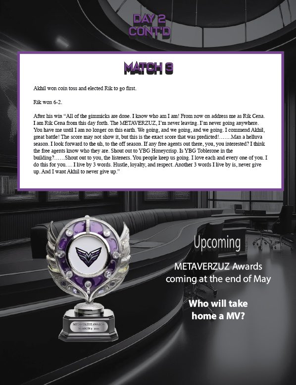 METAVERZUZ's tweet photo. History and moments were made. This is your METAMANIA III recap!

📰 #METAMEDIA Newsletter – Issue #11 https://t.co/pvb1wsWYtl