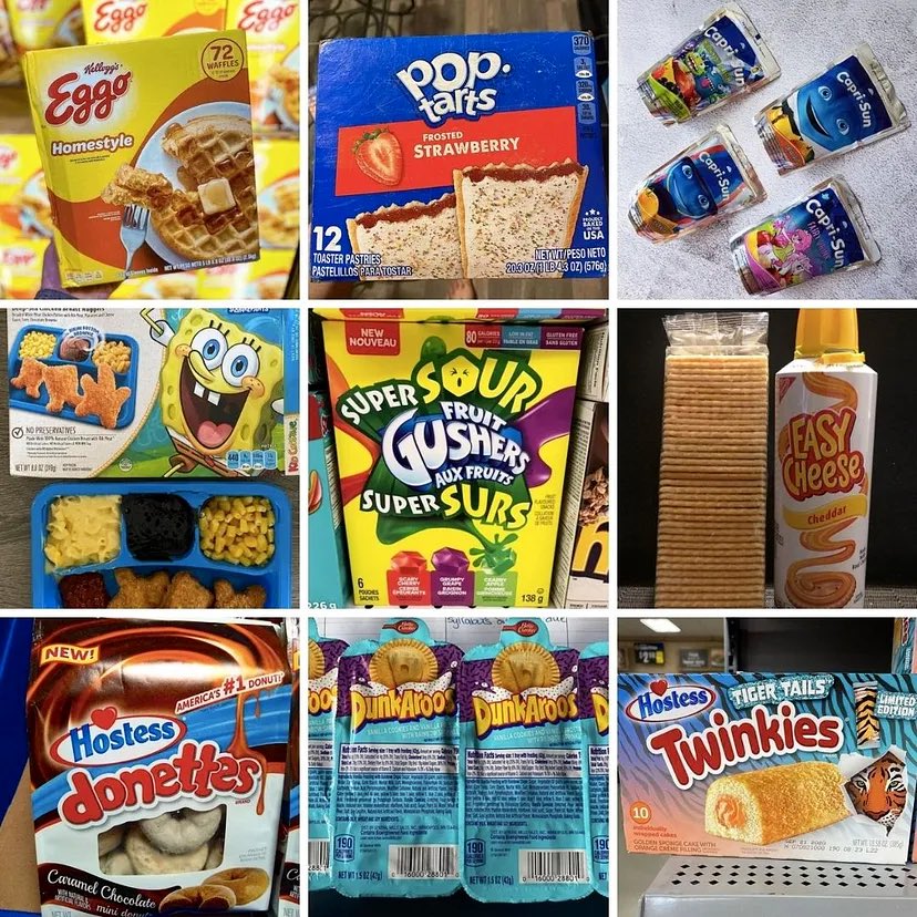 FoodPorn's tweet photo. Before phones stole our attention and snacks had to be “clean,” we had flavor-packed, reckless, technicolor magic.
Here’s a 90s snack 🧵 🪡 that tastes like summer break, sleepovers, and sugar-fueled chaos. What snacks did I miss? 
#90sSnacks #FoodPorn #NostalgiaThread https://t.co/FK5F4MJbYR