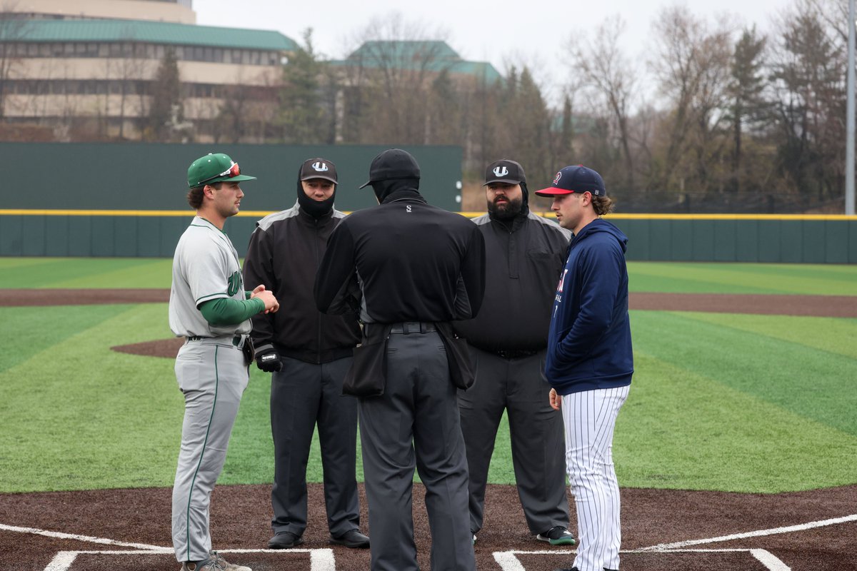 NJTechBaseball's tweet photo. Just a couple of brothers exchanging lineup cards.  

It's Leo vs. Michael today at Yogi Berra Stadium! https://t.co/g67wm6UQQp