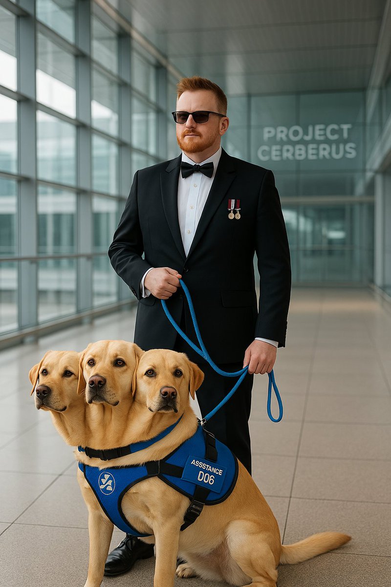 #ProjectCerberus 

Exciting start of something that will be ground breaking 

#Accessibility #AssistamceDogs #Change