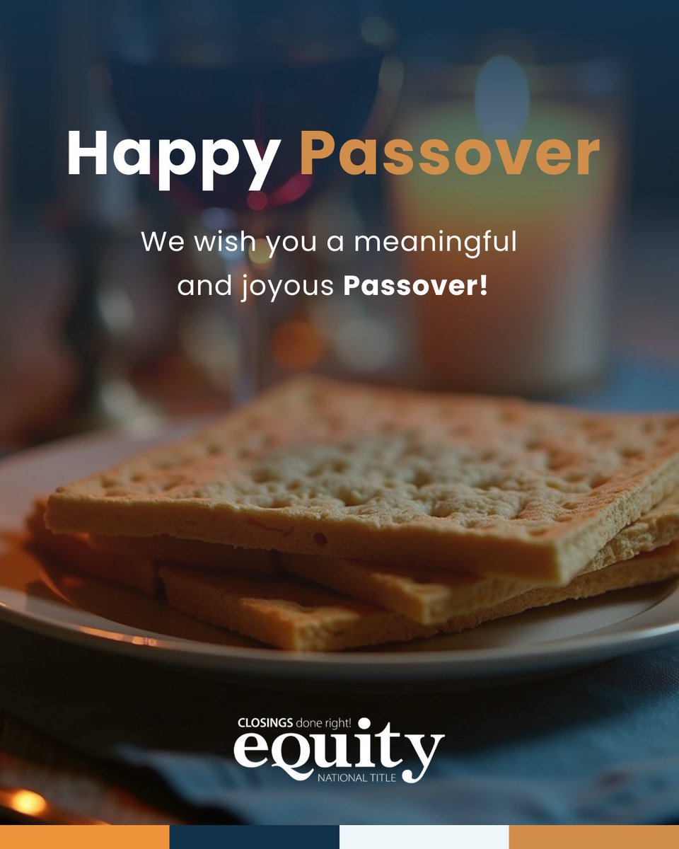 EquityNational's tweet photo. Warm wishes for a joyful Passover! #Passover https://t.co/zWq2Bfkv8L