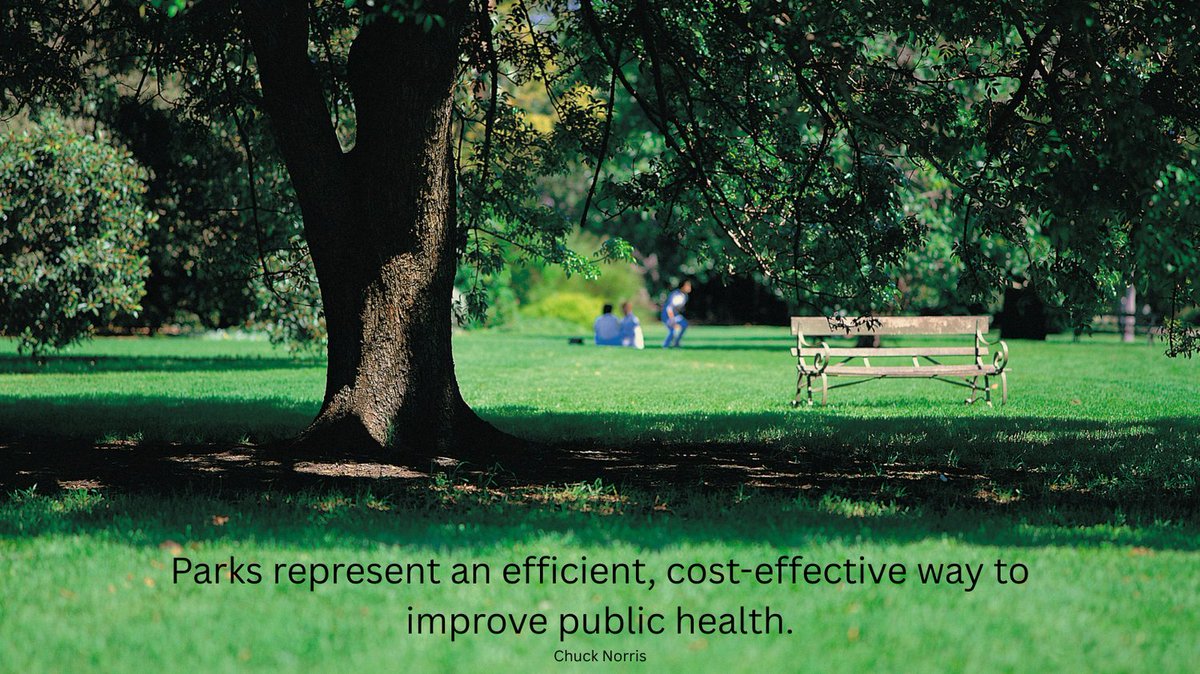 MTPeerNetwork's tweet photo. Parks represent an efficient, cost-effective way to improve public health.
Chuck Norris
#PublicHealthWeek
#SharingSaturday https://t.co/vgIh80z4Hk