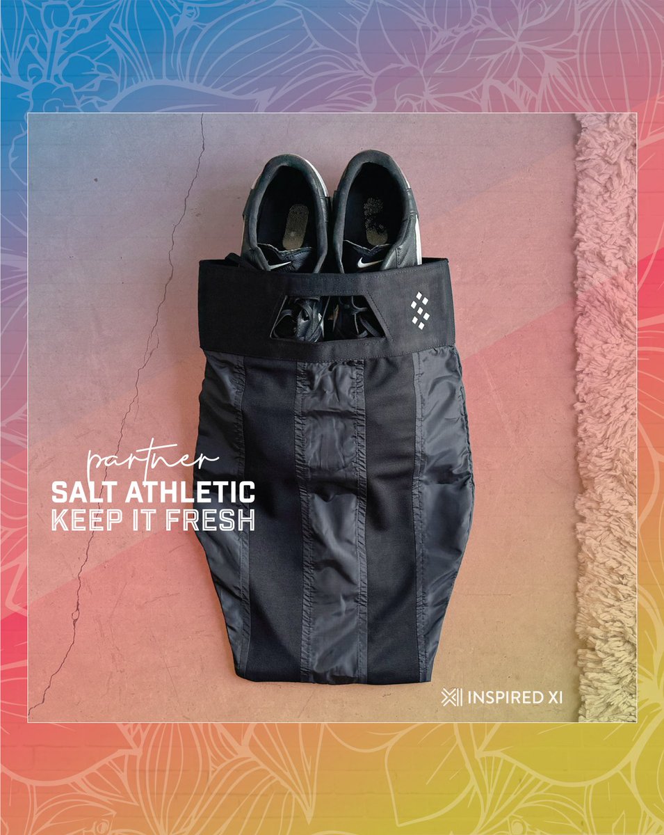 Inspired XI is proud to partner with Salt Athletic (@salt.athletic). Salt produces the best cleat bags, used and loved by both our clients, as well as our ownership. Thank you for the opportunity to work together! Check them out at saltathletic.com.

#womenssoccer